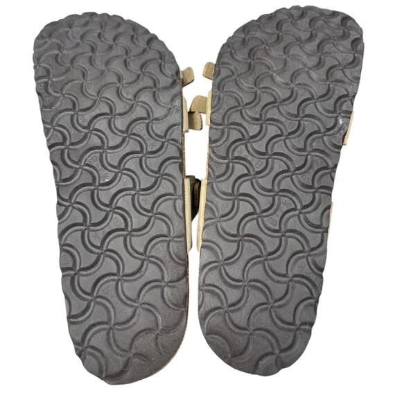 Birkenstock Unisex Franca Tan Leather Slip On Sandal Size 40 M 7 W 9 - Picture 9 of 10